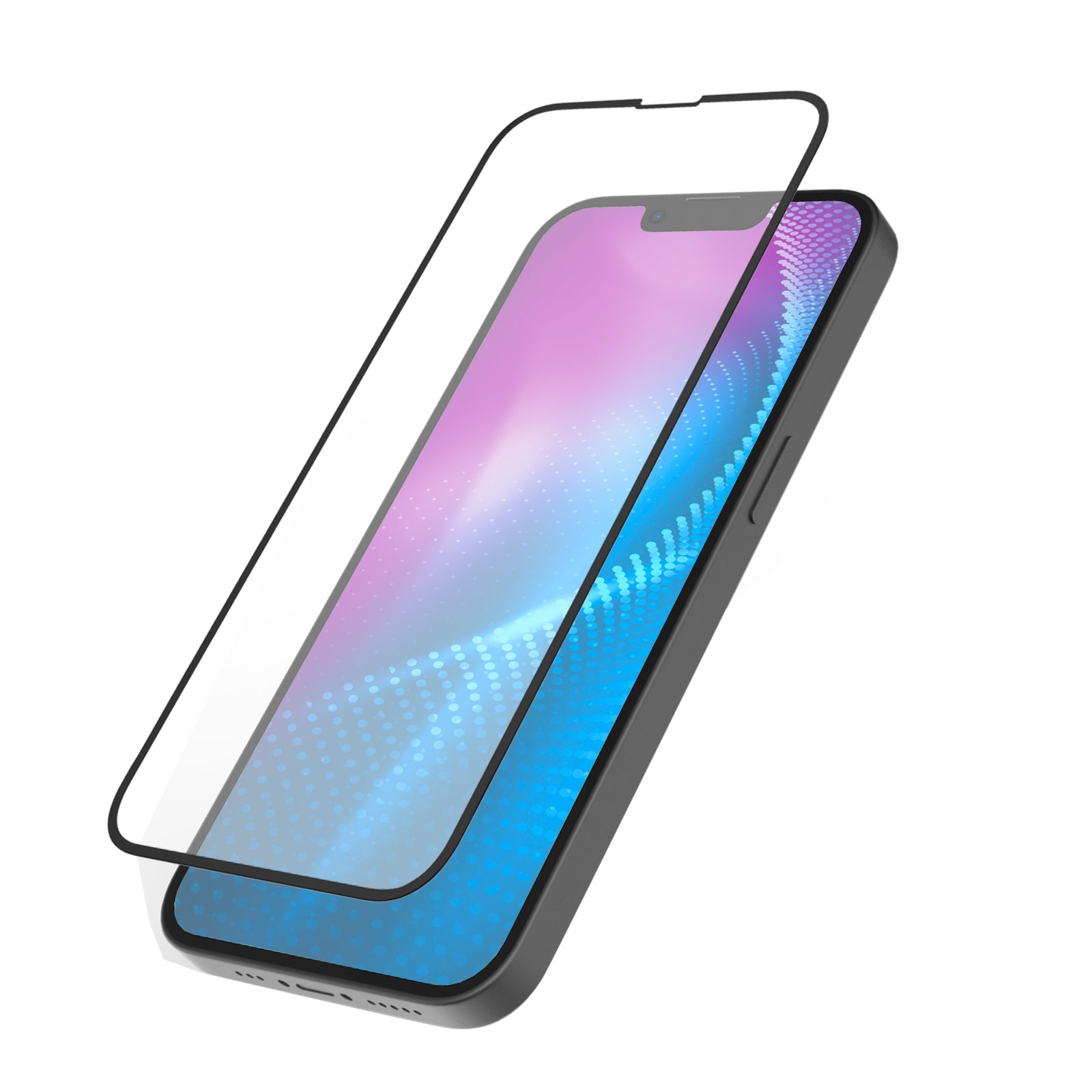 for iPhone [FLEX 3D] 反射防止 黄色くならないブルーライト低減 複合フレームガラス