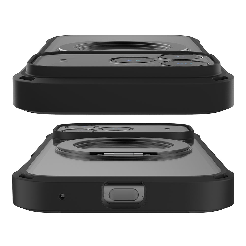 【予約製品】for iPhone [GRAV Solid UNLIMITED MagStand] マグネット吸着式アクセサリー対応 超精密設計 耐衝撃5M リングスタンド付きハイブリッドケース