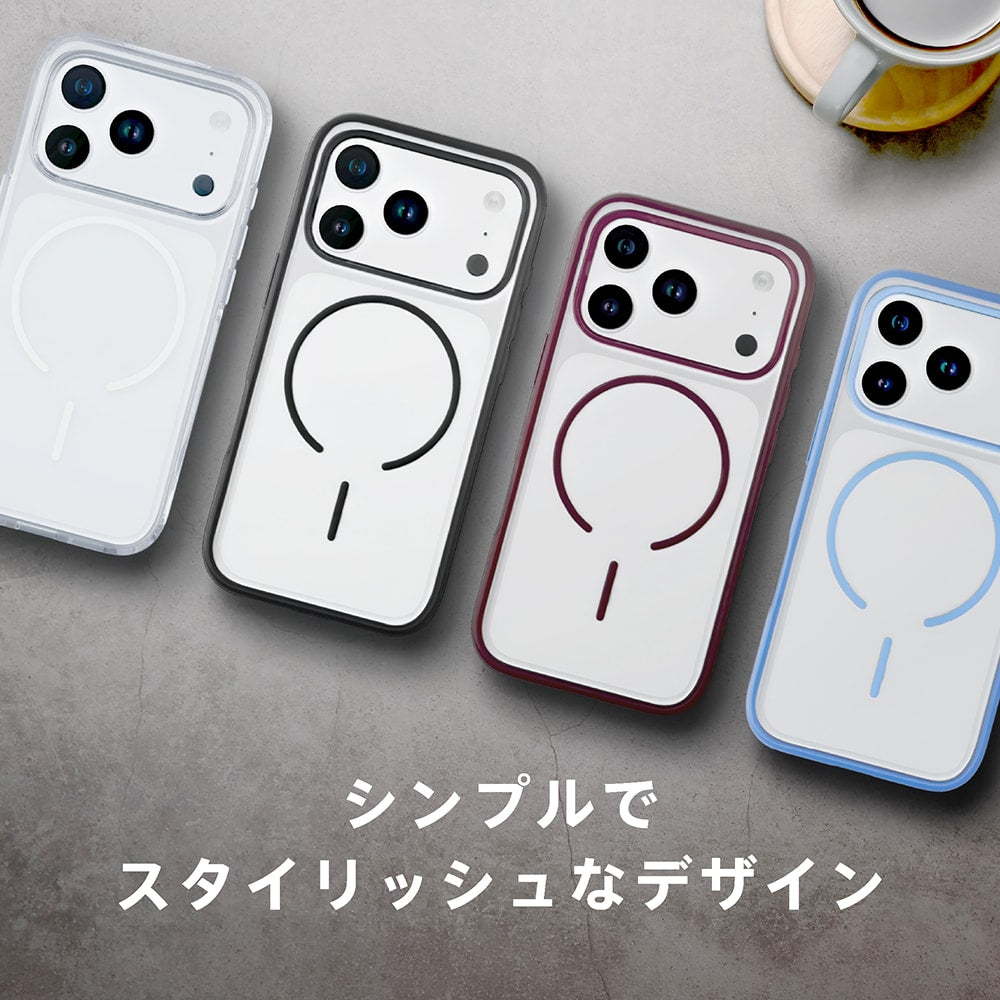 予約製品】for iPhone [Luce] マグネット吸着式アクセサリー対応 背面