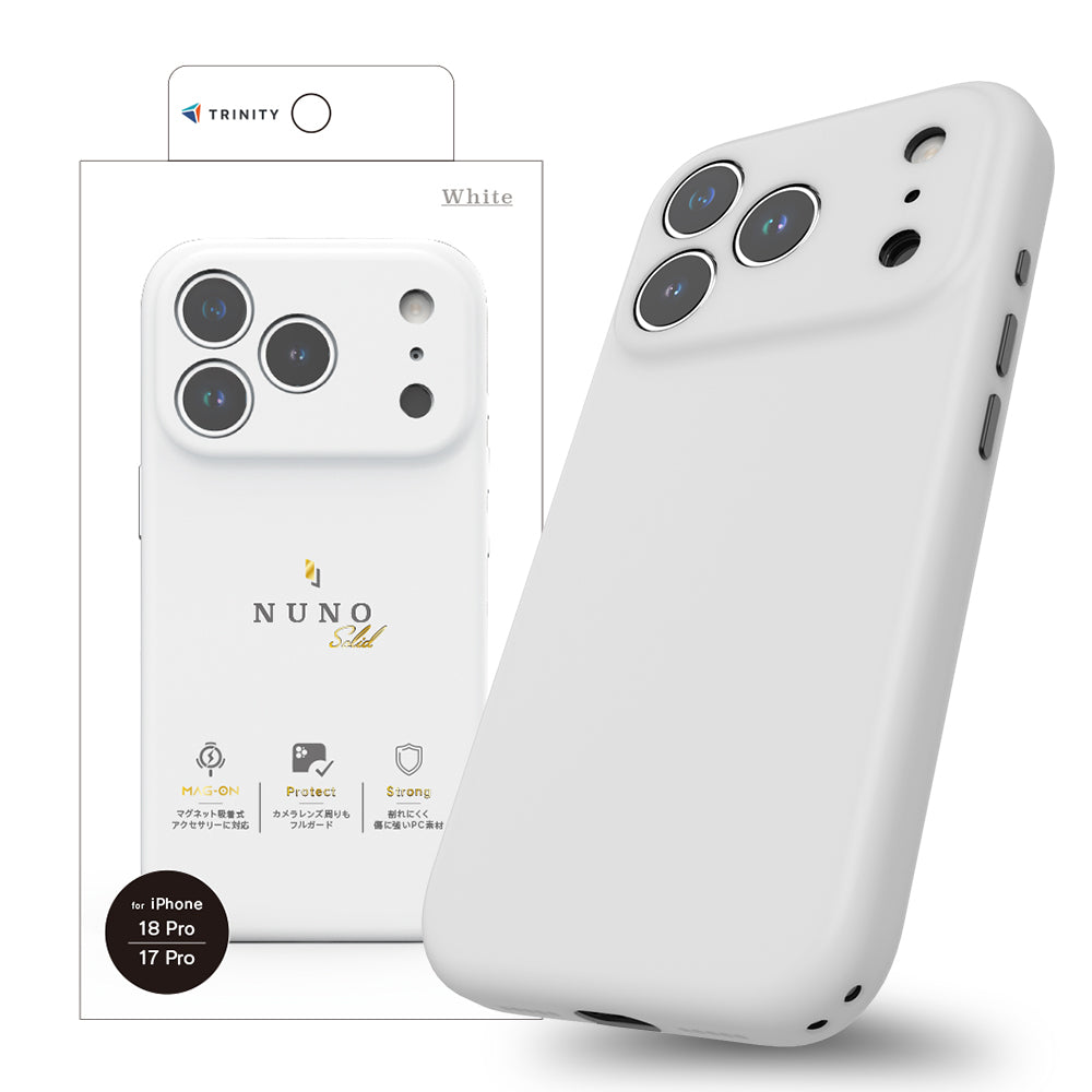 for iPhone [NUNO] マグネット吸着式アクセサリー対応 背面シリコンレザーケース