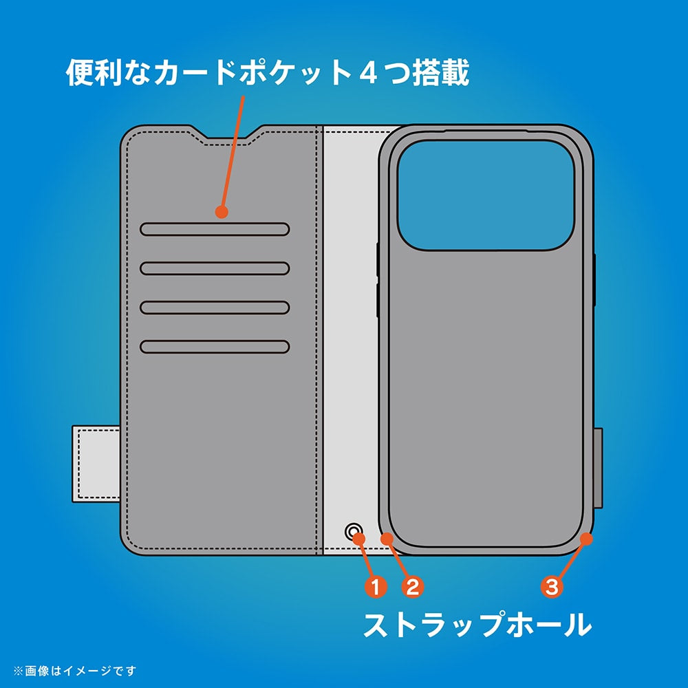 予約製品】for iPhone [FlipNote] 耐衝撃フリップノートケース