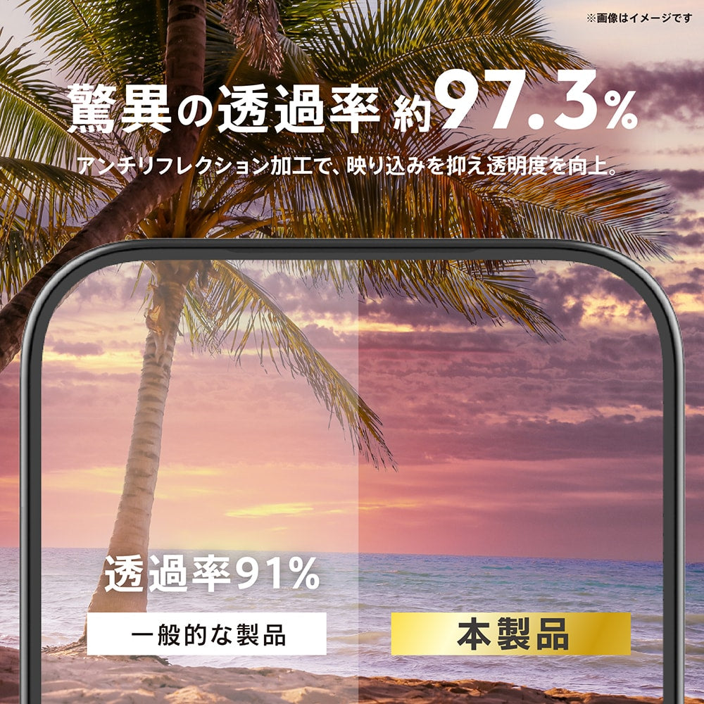 【予約製品】for iPhone [PicPro] トップコート2度塗り 最高峰の透過率 キレイに映す超高透明 カメラレンズ保護ガラス