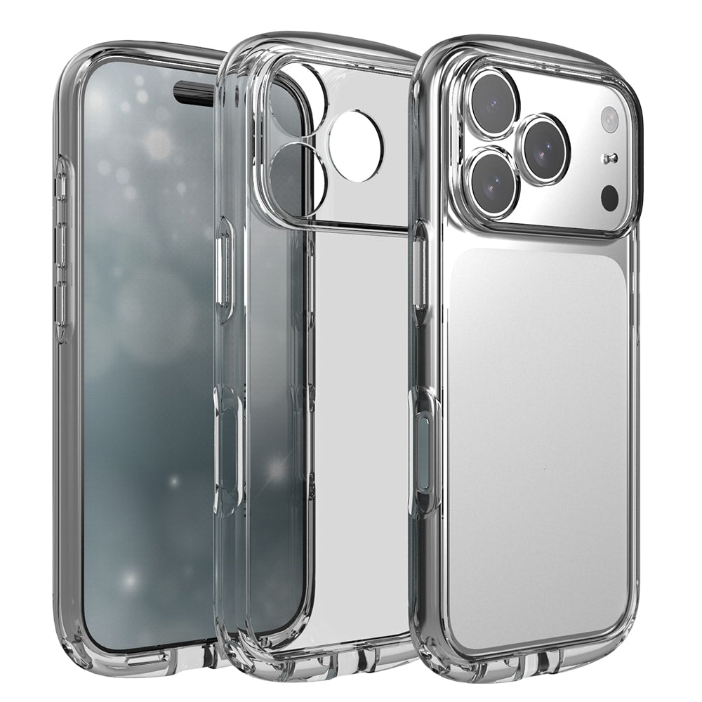 【予約製品】for iPhone [LIGHT SHIELD Solid] 超精密設計 衝撃吸収 ハイブリッドクリアケース