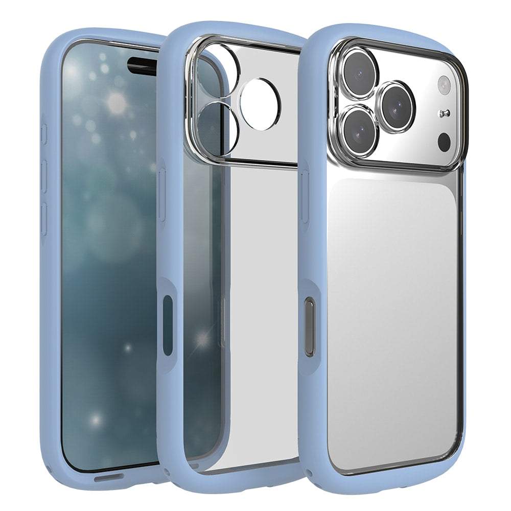 【予約製品】for iPhone [LIGHT SHIELD Solid] 超精密設計 衝撃吸収 ハイブリッドクリアケース