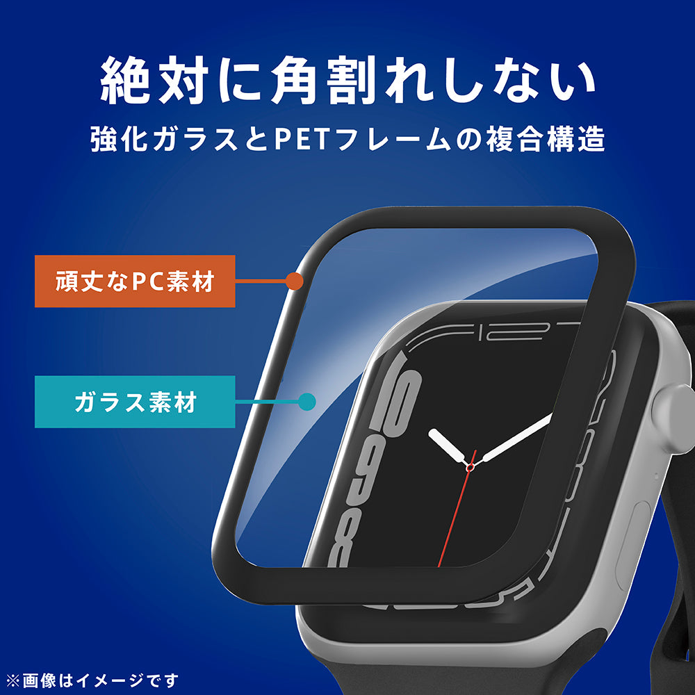 予約製品】for Apple Watch [FLEX3D] アルミノシリケート 全画面保護