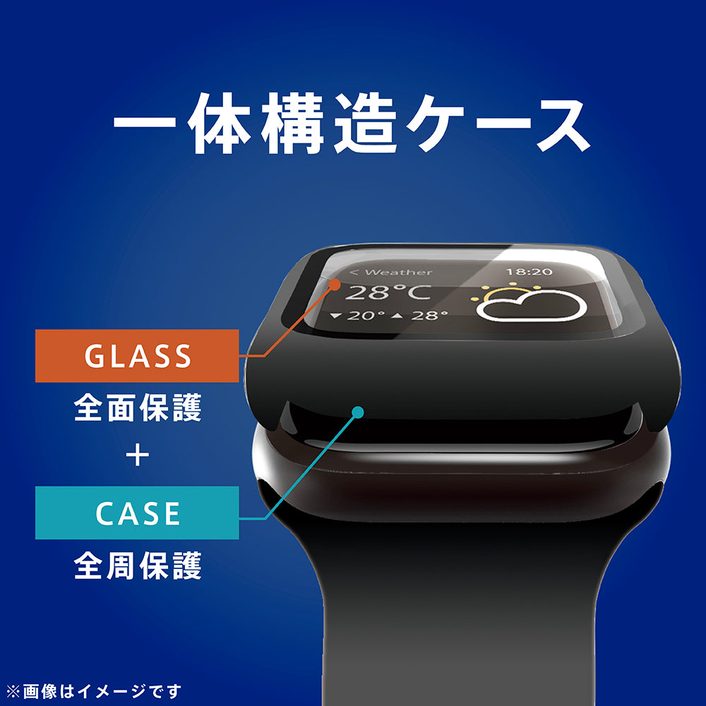 for Apple Watch アルミノシリケート ガラス一体型PCケース