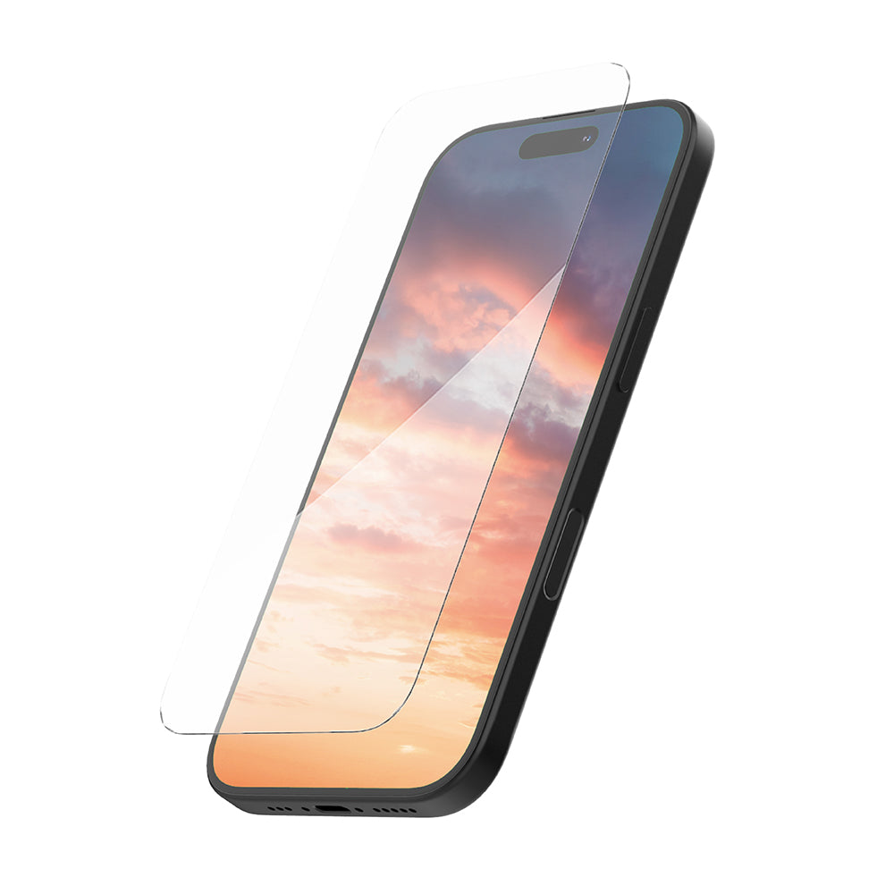 for iPhone [Cinematic Glass] ケースとの相性抜群 ウルトラクリア 画面保護強化ガラス エコパッケージ