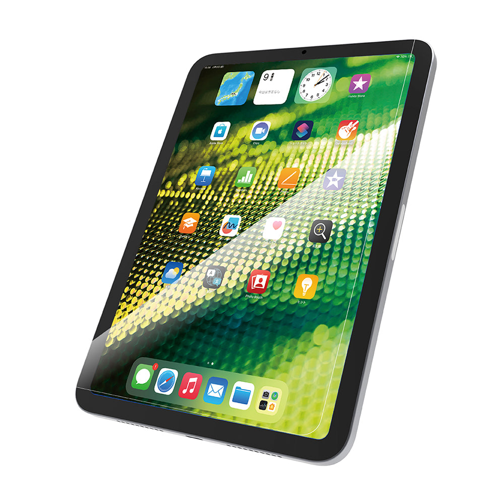 for iPad高透明 画面保護強化ガラス 位置ピタ エコパッケージ