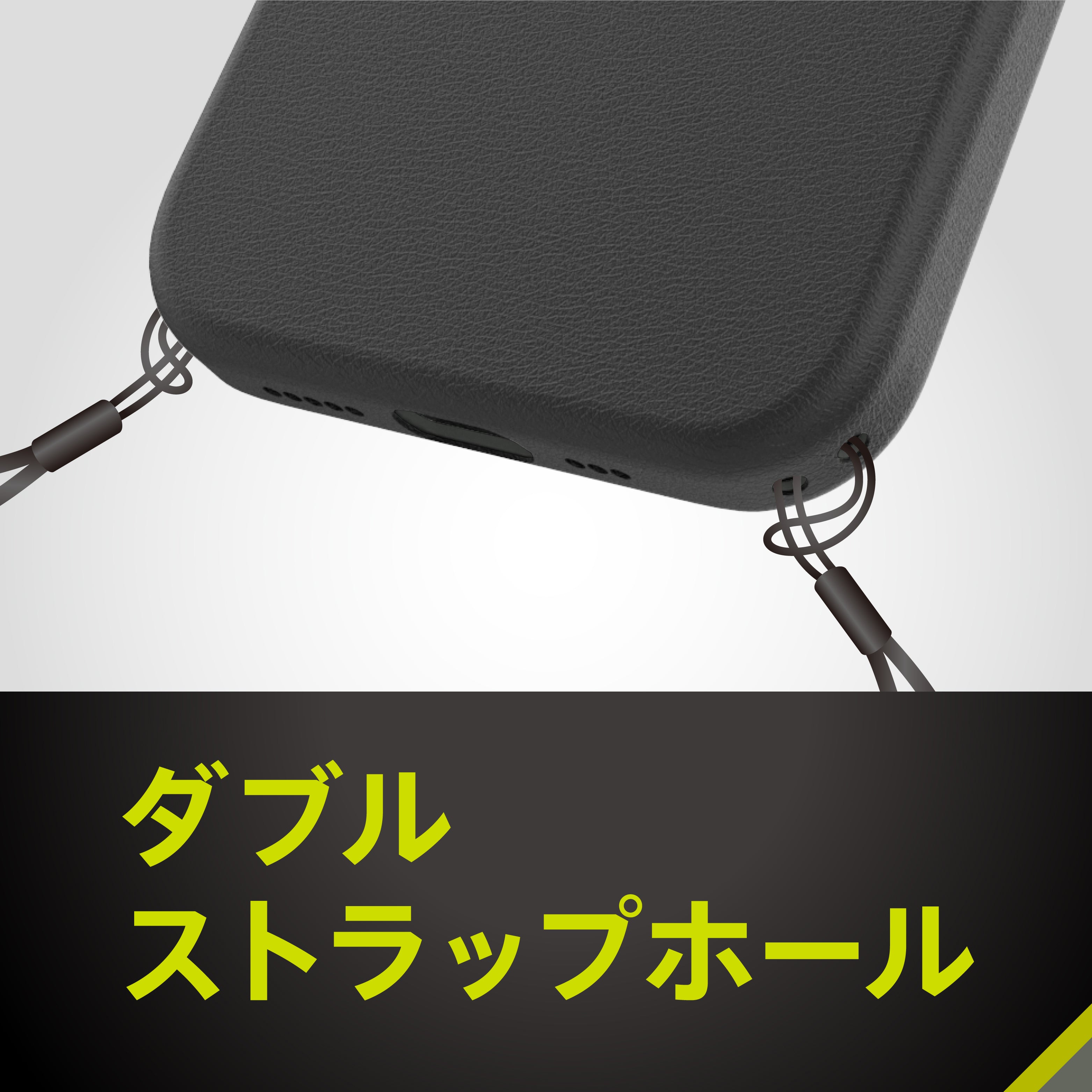 【予約製品】for iPhone 17 [NUNO] MagSafe対応 背面シリコンレザーケース