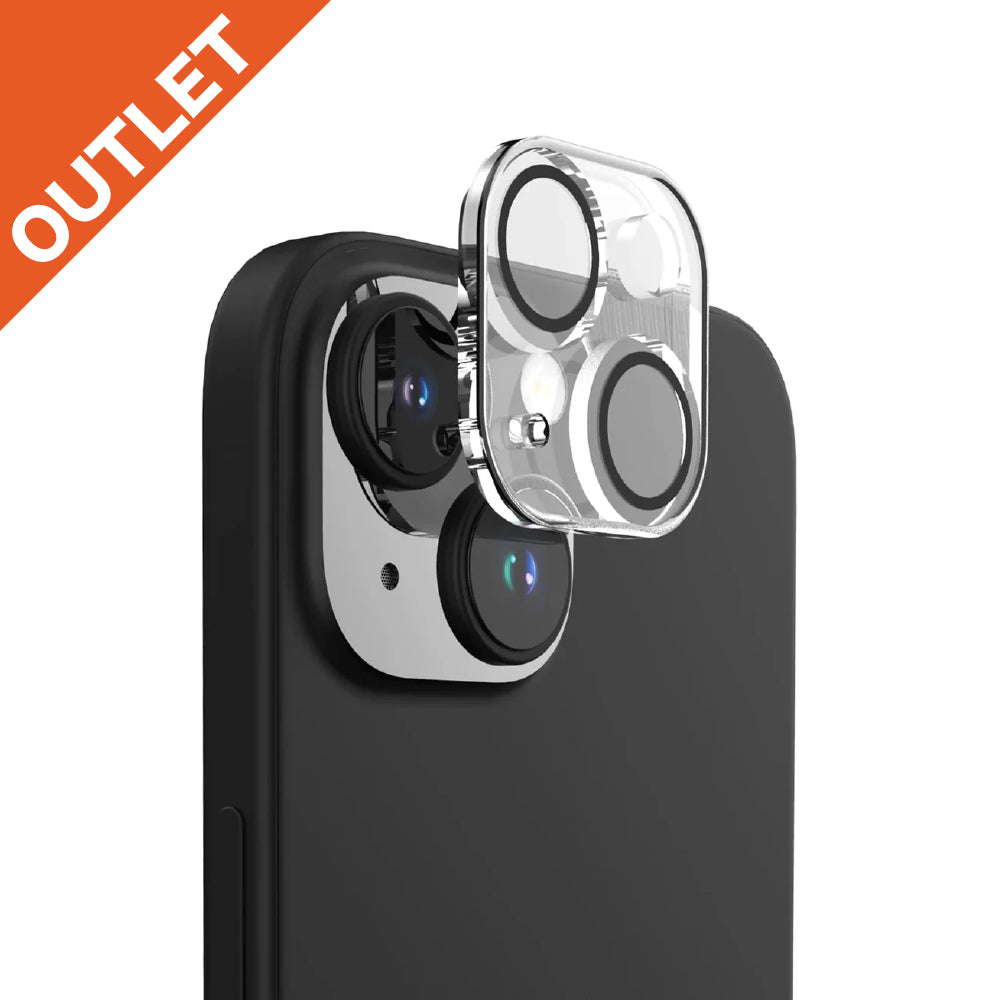 for iPhone [PicPro CUSHION] 高画質写真が撮れる ウルトラクリア カメラレンズ保護ガラス エコパッケージ